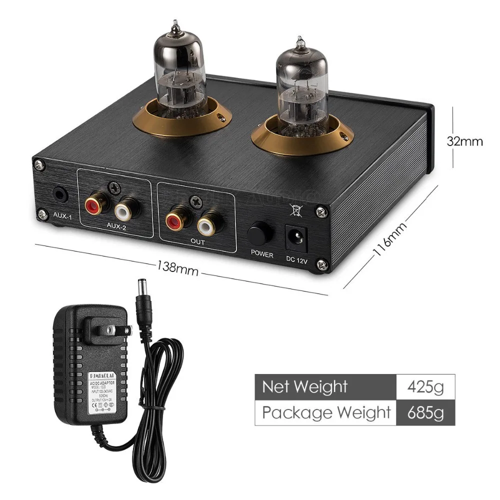 Hi fi стерео 6N3 вакуумный трубчатый усилитель для наушников Мини предусилитель