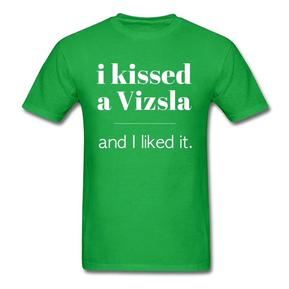 Мужская футболка с надписью I Kissed A Vizsla принтом и топы для влюбленных парные