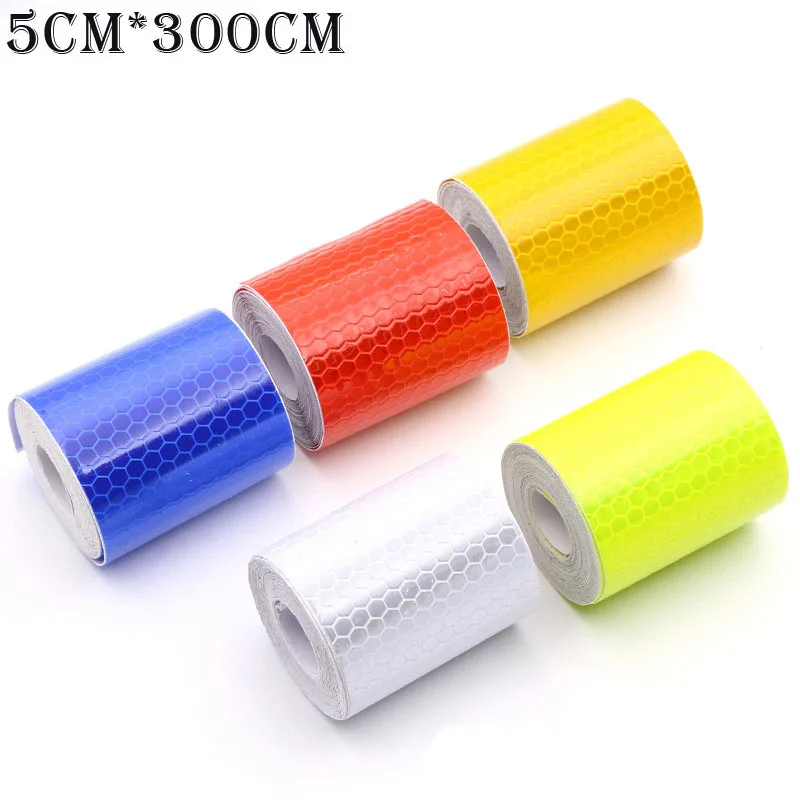 CHIZIYO 5x300 см кабулк красный цвет, белого и синего цвета желтая светоотражающая полоска наклейки для автомобиля отражатель грузовых автомобилей мотоциклетные защитные шлемы Предупреждение светоотрающей полосой