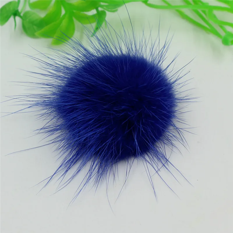 100 шт. 30 мм шарик из меха норки меховой помпон DIY Ювелирные изделия норковый шар