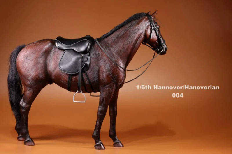 1/6 весы белый Hanoverian реалистичные Животные модели Hannover с изображением лошади
