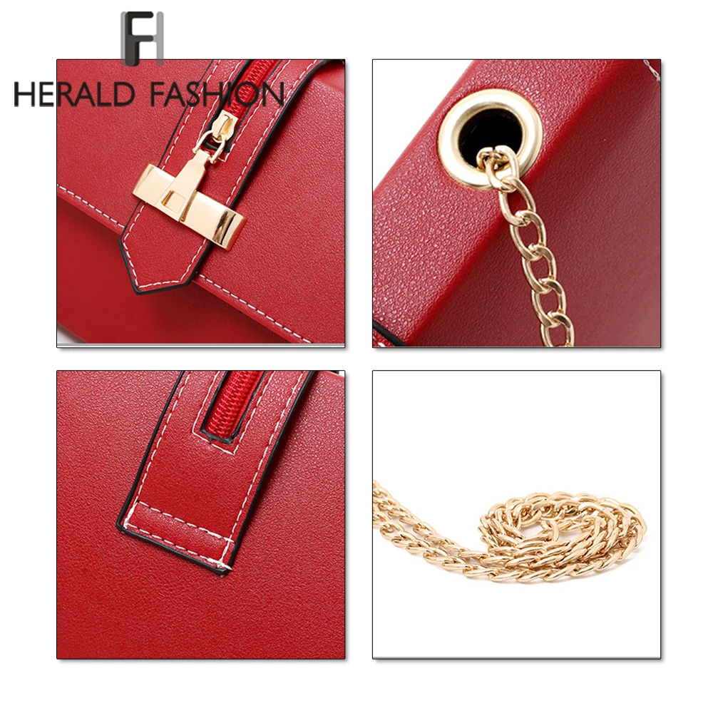 Herald Fashion качественные женские кожаные сумки мессенджеры женская сумка через