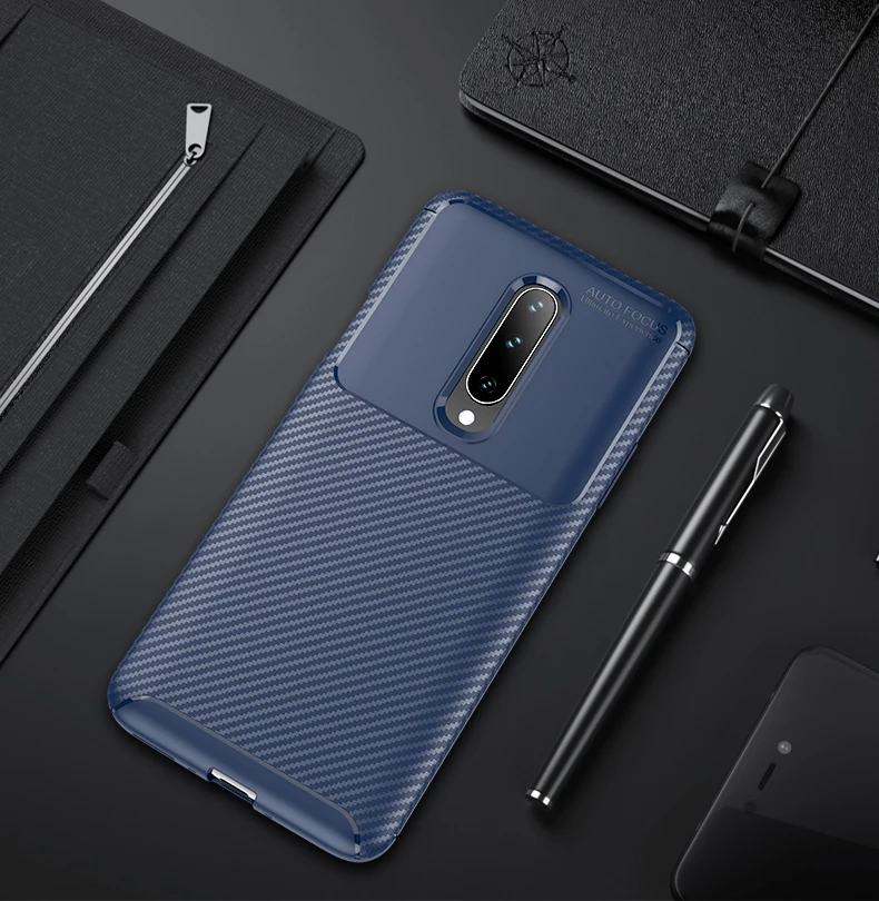 Высококачественный мягкий чехол из Твила для OnePlus 7 Pro | Мобильные телефоны и