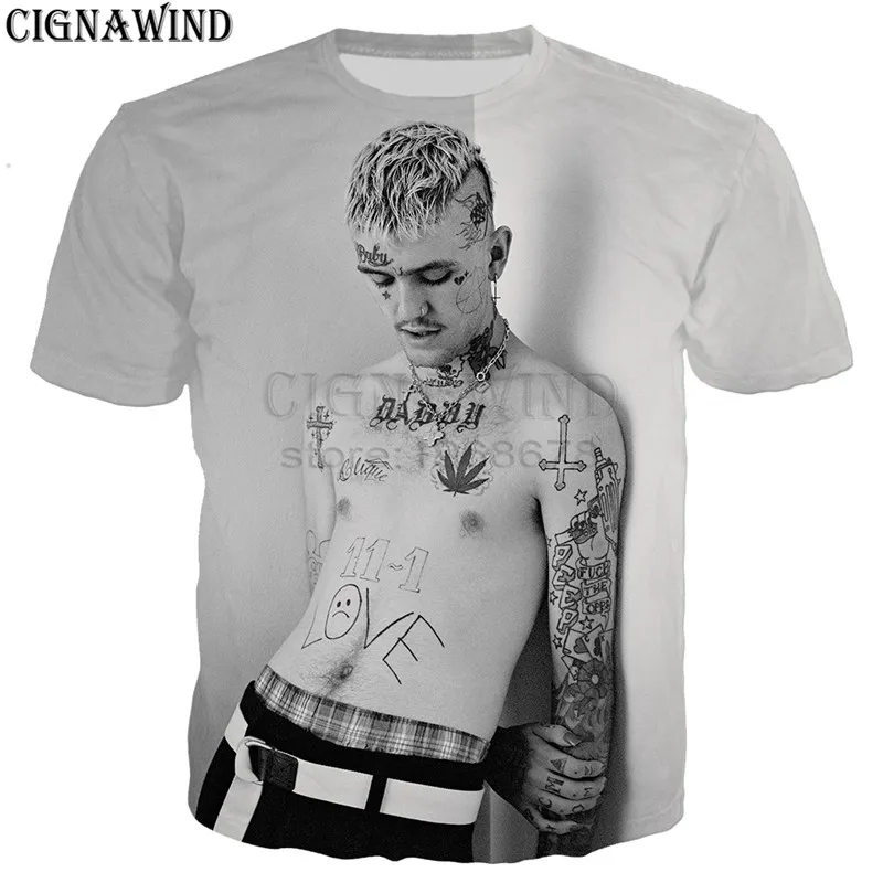 03 Дизайн, популярная футболка для мужчин/женщин, рэпер Lil Peep, 3d принт, футболки, короткий рукав, хип-хоп стиль, футболка, уличная одежда, летние топы - Цвет: 03