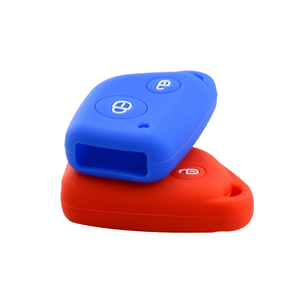OkeyTech 2 кнопки силиконовый чехол для автомобильного ключа Peugeot 106 205 206 306 405 406 Citroen C2