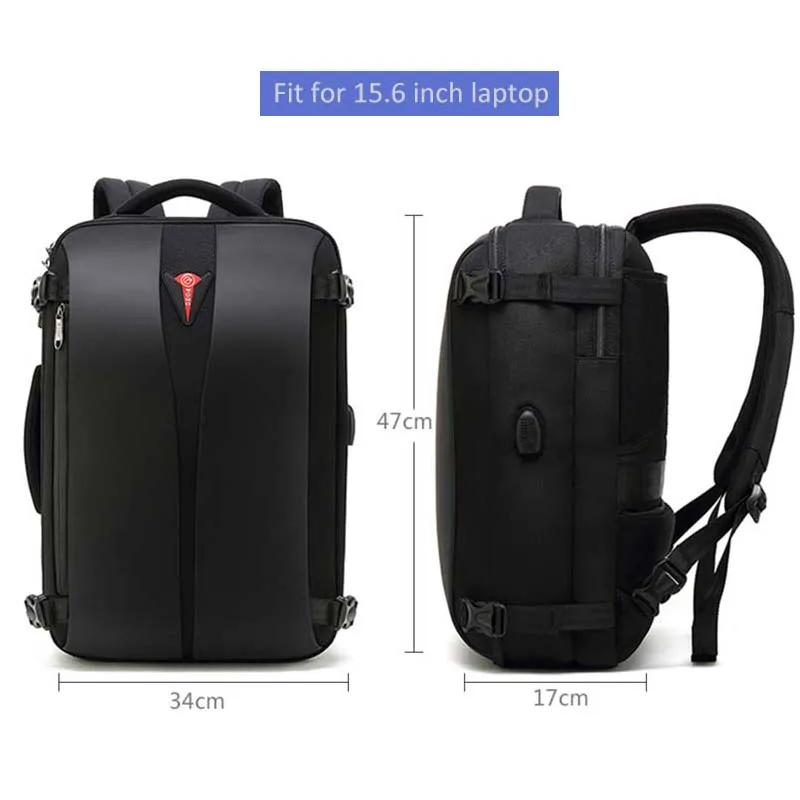 Мужской рюкзак, большая емкость, usb зарядка, Mochila, мужской, Противоугонный, без ключа, TSA замок, дизайн, бизнес рюкзак для ноутбука, дорожная сумка