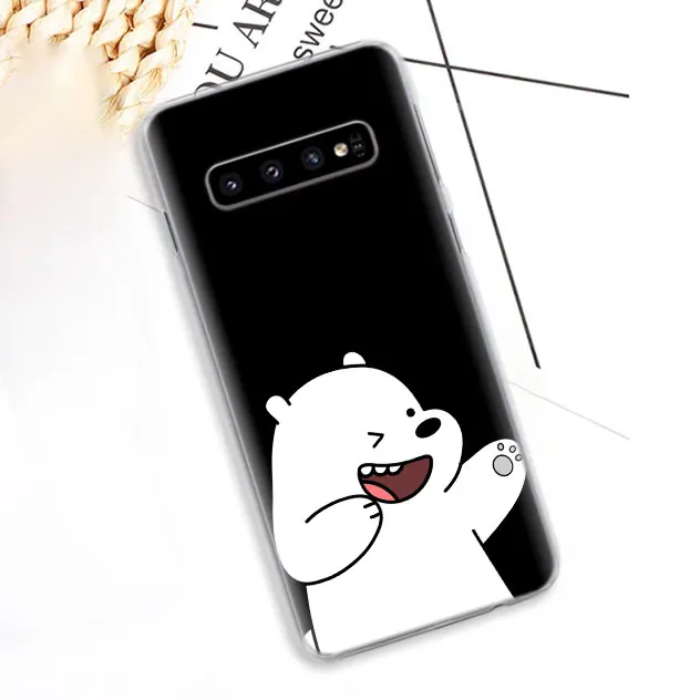 03 Милый мы вся правда о медведях телефонные чехлы для samsung Galaxy S10e S10 плюс S8 S9 плюс S6 S7 край A40 A50 A70 M20 чехол Coque - Цвет: 03