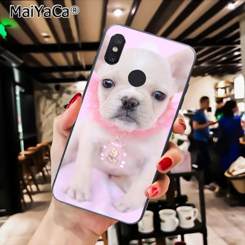 MaiYaCa чехол для телефона с французским бульдогом щенком Xiaomi Redmi8 4X 6A S2 7A 5A Redmi 5 5Plus Note5