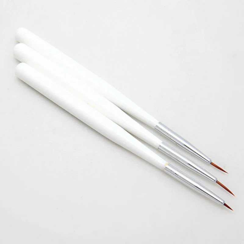 6 шт/2 набор акриловых кистей для дизайна ногтей кисть рисования маникюрная ручка