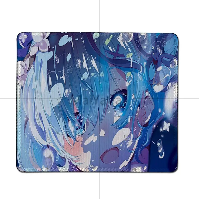 MaiYaCa Новые поступления Rem Re Zero Аниме Девушки ноутбук игровые мыши коврик для мыши игровой коврик для мыши фиксирующий край нескользящий коврик для мыши