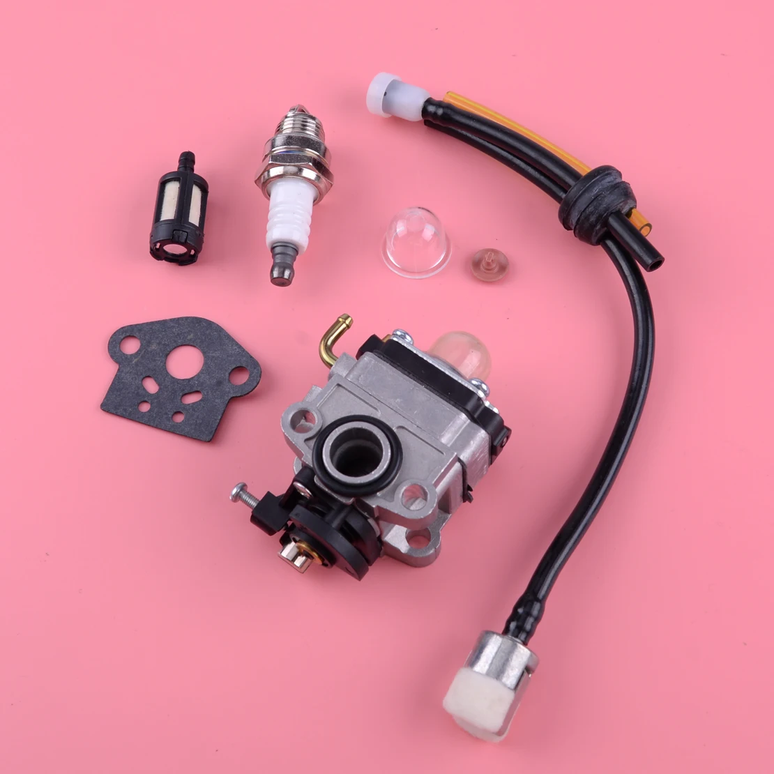 LETAOSK Carburetor Air Filter Spark Plug Tune Up Kit 753-04296 753-04745 fit for Shindaiwa T230 LE230 S230 TCX230 X230 F230 C230