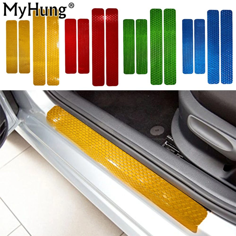 Автомобиль порога Добро пожаловать педали Светоотражающие ПВХ наклейки для Skoda