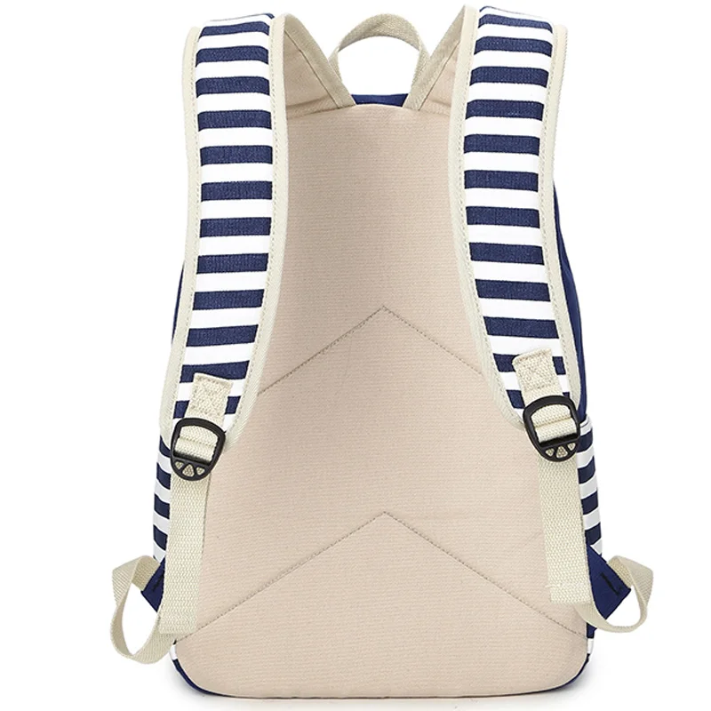 Школьные ранцы 2016 в стиле преппи женский рюкзак полоску из искусственной кожи с