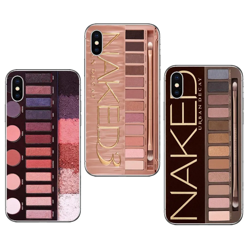 Naked Palette 2 чехол для телефона iPhone X 10 жесткий прозрачный ПК 5 5S 6 6S Plus 7 8 чехлы