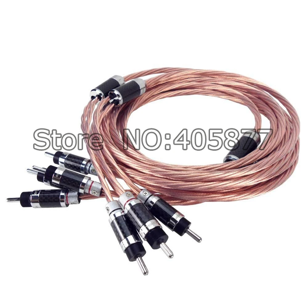 Высококачественный медный аудиокабель OCC для динамиков HIFI кабель 2 5 м|cable for ipod