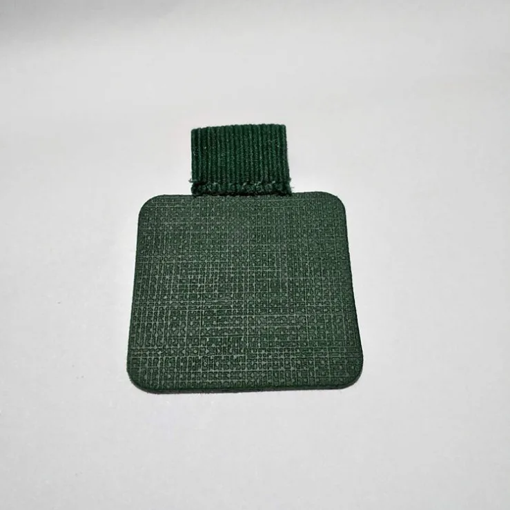 Square Dark green 3 шт./лот Climemo фирменный зажим для ручек, держатель для ручек из искусственной кожи, самоклеящийся карандаш, эластичная петля для блокнотов, журналов, клипбордов - Цвет: Square Dark green