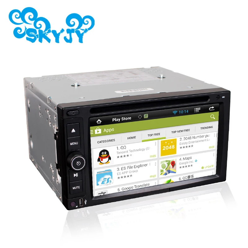 Универсальный автомобильный DVD плеер на Android GPS 8 1 четырехъядерный процессор 6 2