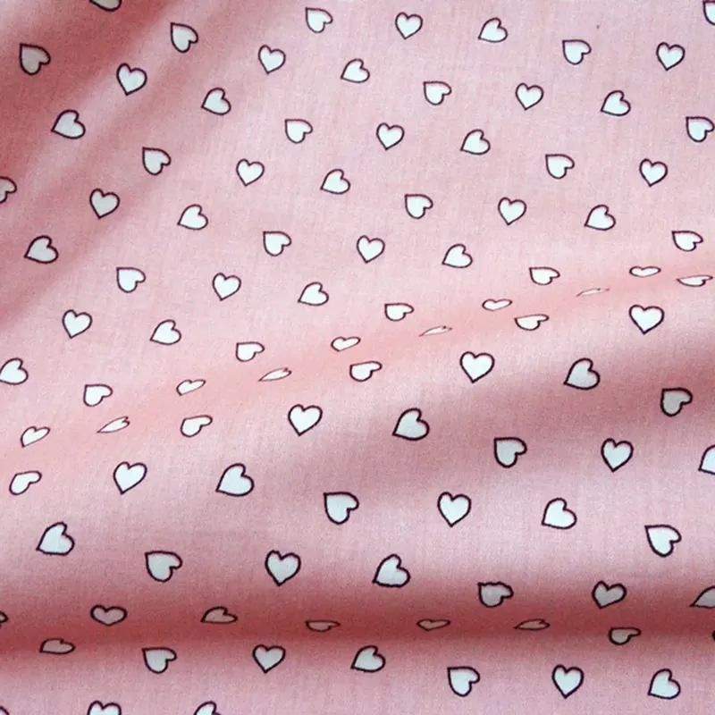 100% саржевая хлопковая ткань на полметра тканая печатная для рукоделия ручная