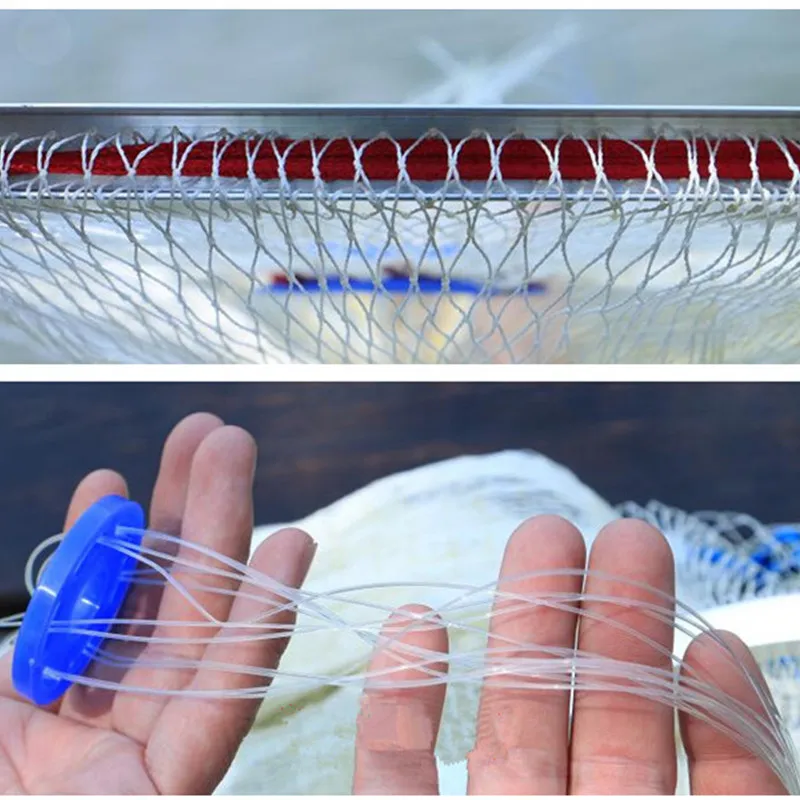 Нейлоновая кастинговая сеть в американском стиле рыболовная Ловушка круглая