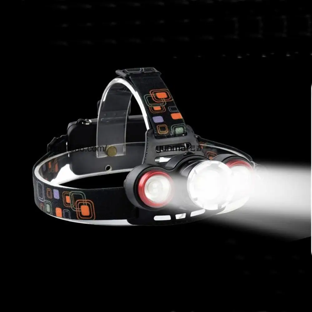 AloneFire HP93 T6 Zoomable headlamp zoom camping light led Rechargeable Headlamp CREE XM-L + 2*LTS 6000 Lumens Flashlight | Лампы и