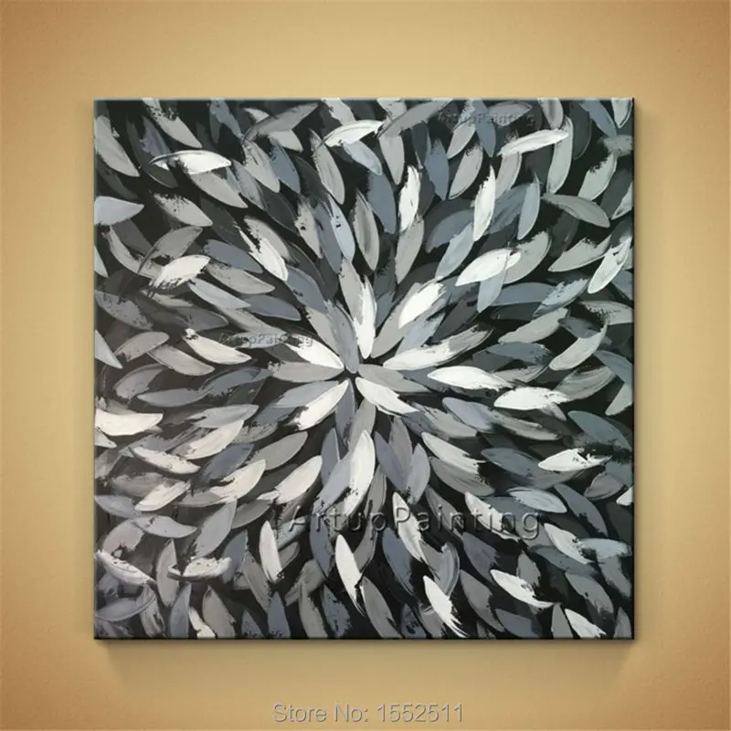 Ручная роспись настенные художественные современные абстрактные украшения для