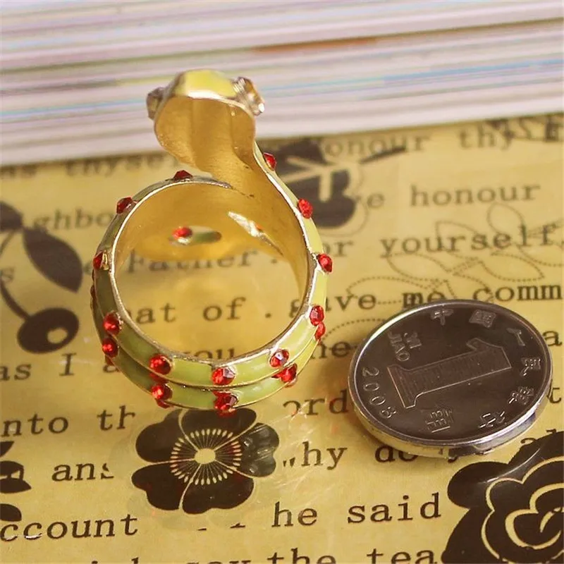 Модное кольцо стоя 2014 Новое чистое и бесшумное свежее элегантное змея 0301