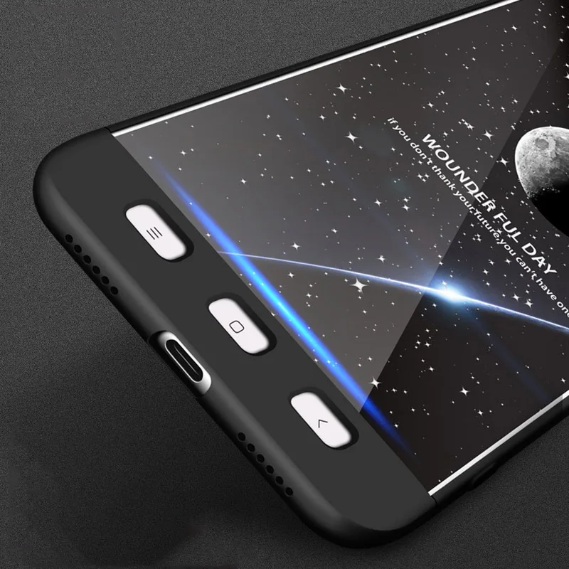 360 Degree 3 in 1 Full Body Hard PC Cover for Xiaomi mi5 5s 5X mi6 Protective Bag Matte Skin Case Redmi note 4 4x max 2 Capa |