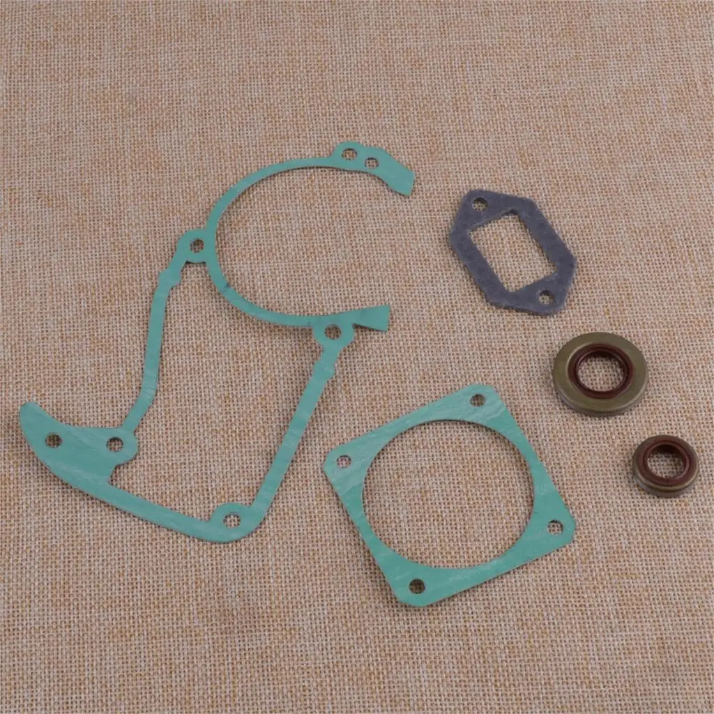 

LETAOSK 1 Set Muffler Cylinder Crankcase Gasket Oil Seal 9640 003 1600 Fit for Stihl Chainsaw 034 036 MS360