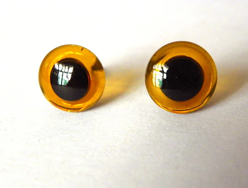 Аксессуары для кукол 4 12 мм черные фасоны|glass eyes|needle felting eyeseyes for crafting |