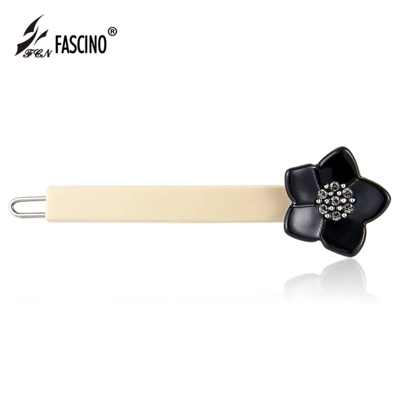 2017 Новое Прибытие Кристалл Rhinestone Цветочный Заколки Ювелирные Изделия Ацетат