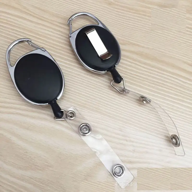 Выдвижной Бейдж катушка из цинкового сплава АБС пластик идентификационный