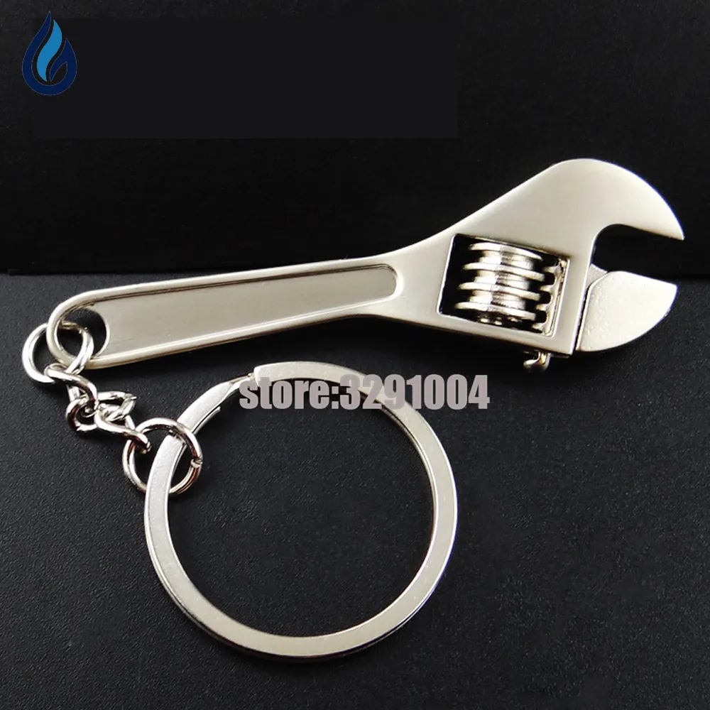 Креативный брелок металлический 3D гаечный ключ инструмент автомобильный