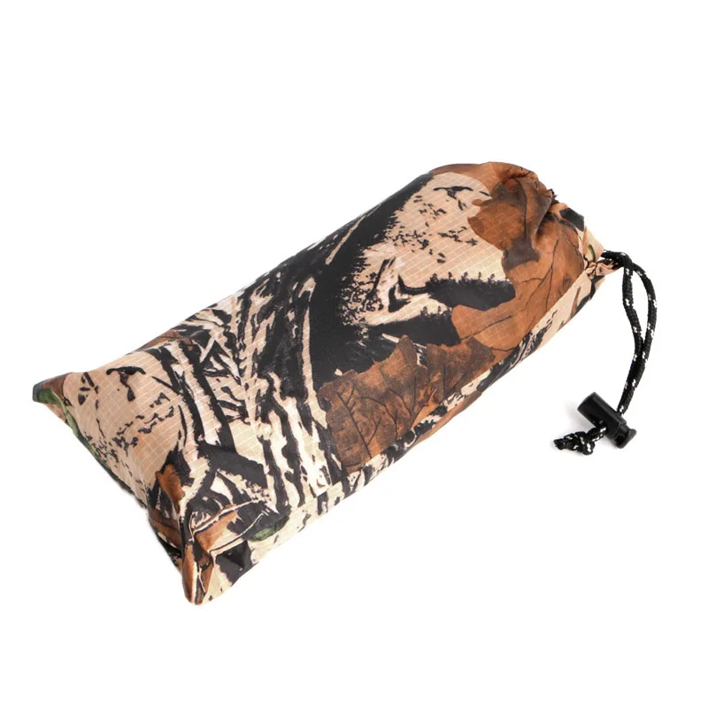 

Outdoor Raincoat 3in1 Multifuntion Raincoat Tent Mat Canopy Poncho Backpack Rain Cover Awning Hunting Camping Military