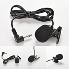 Универсальная Портативная мини-гарнитура 3,5 мм, микрофон на лацкане, петличный зажим, микрофон для лекций, руководства по конференций, Студийный микрофон