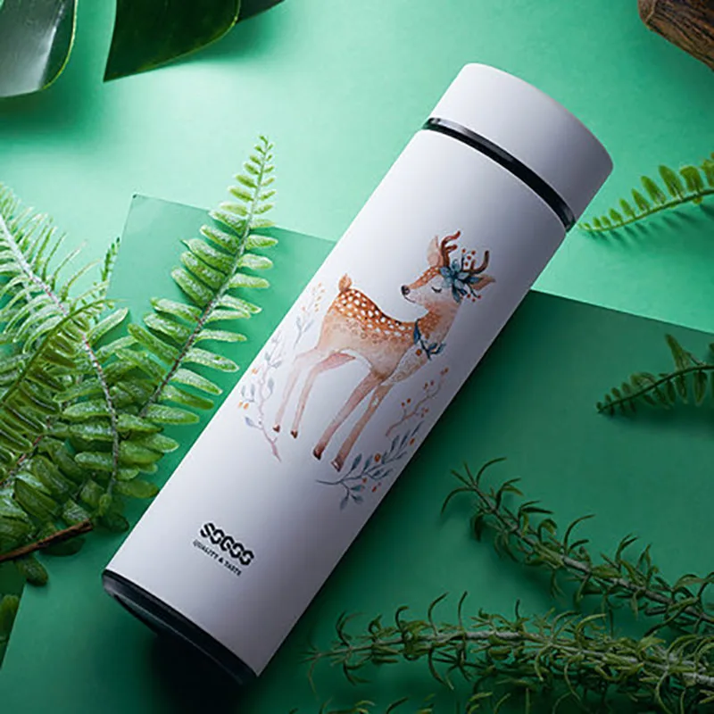 Cute Thermo Bottle Stainless Steel Travel Tumbler Vacuum Flask Water Termica Thermos Pot Hot W5B69 | Дом и сад