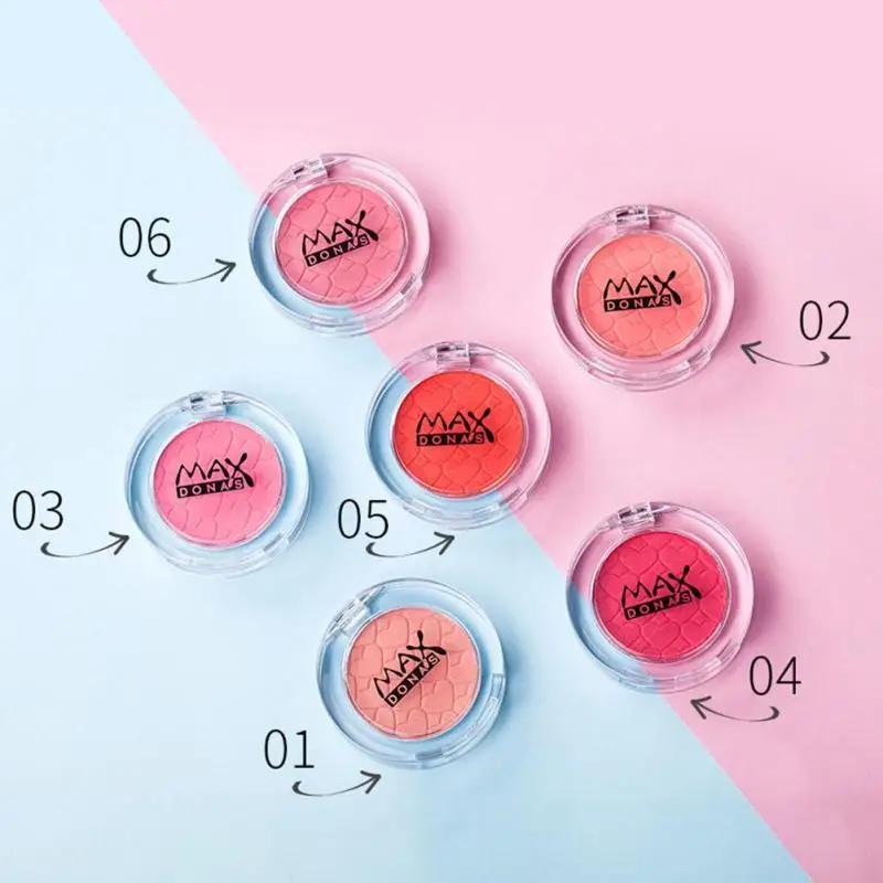 Женские водостойкие Румяна 6 цветов женский макияж косметика в форме сердца