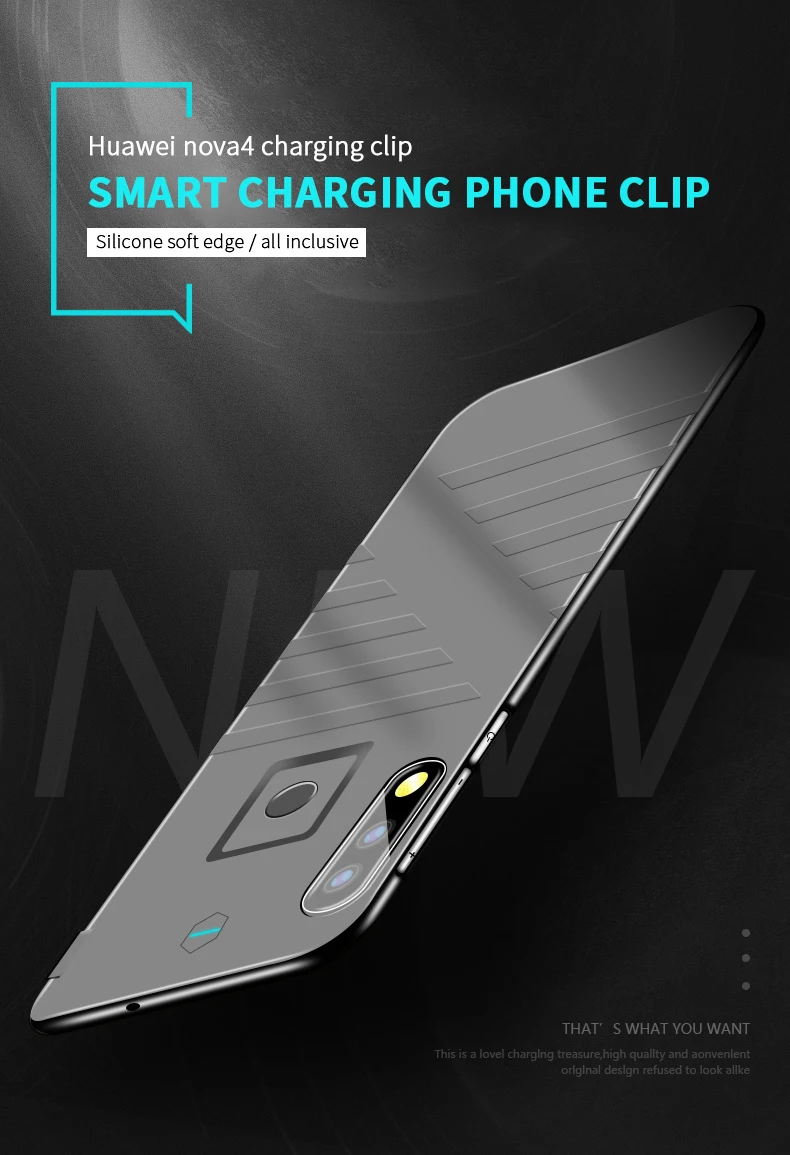 6800 мАч чехол для зарядного устройства для huawei Nova 3 4 Сверхлегкий внешний аккумулятор чехол для зарядки для huawei Nova 3 4 Внешний аккумулятор