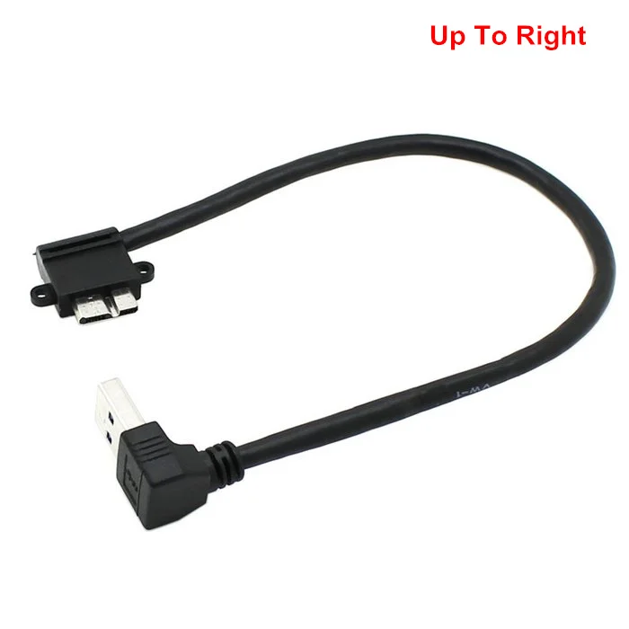 Вверх и вниз под углом 90 градусов USB 3,0 на Micro 10Pin правый и левый Угловой кабель 20 см для и жесткий диск SSD