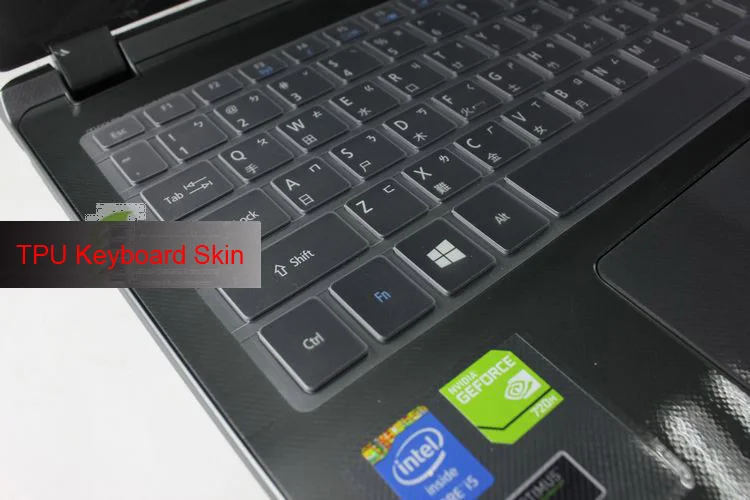 Ультратонкий защитный чехол для клавиатуры из ТПУ Acer Aspire V 15 Nitro 6 дюйма с защитой