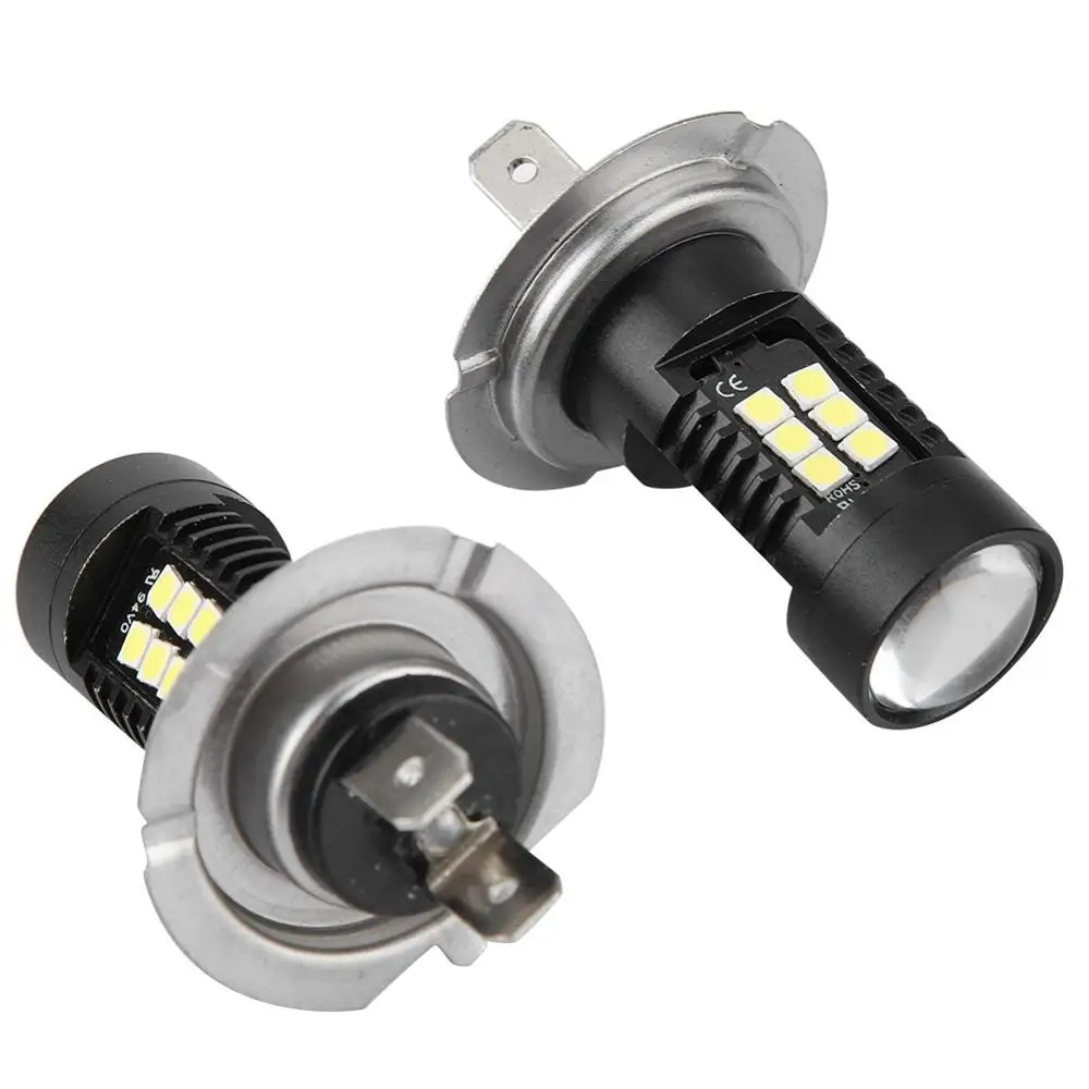 2 шт. 21 Вт 1200лм 21SMD светодиодный автомобильный головной светильник комплект ламп