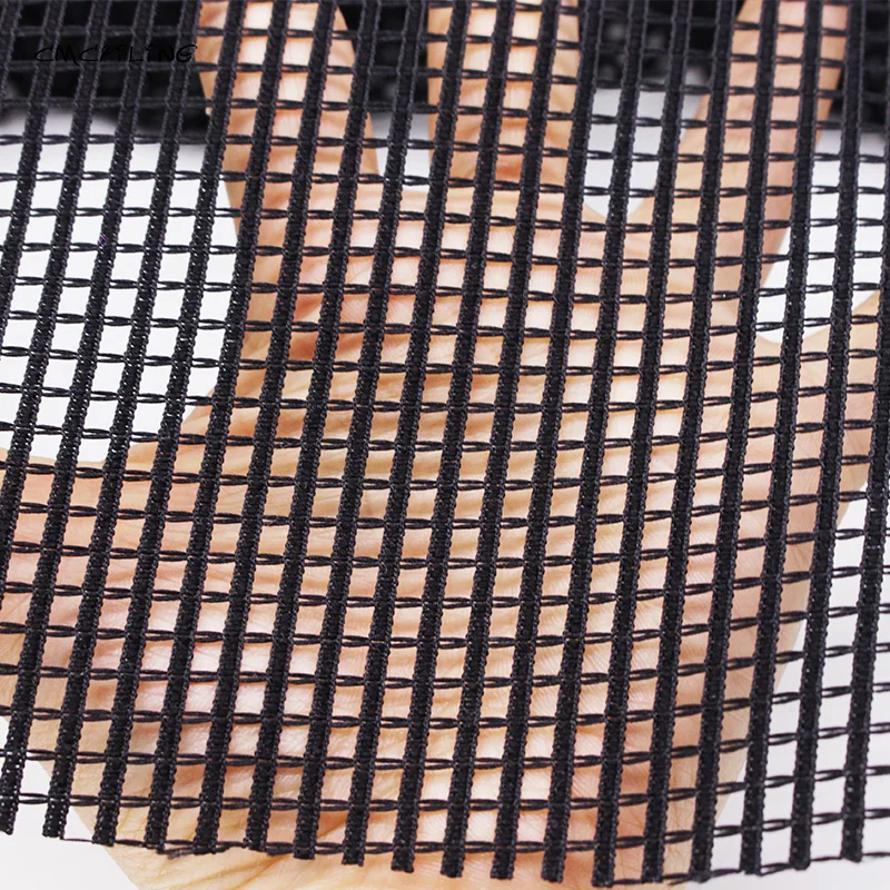 Черная сетчатая ткань для платья одежда шитье тюль ткани кружева текстильные