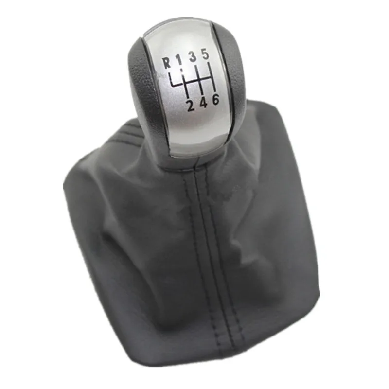 Новый 6 Скоростной кожаный чехол для Skoda Octavia 2 A5 2004 2005 2006 2007 2008 2009 2010|car gear shift knob|gear