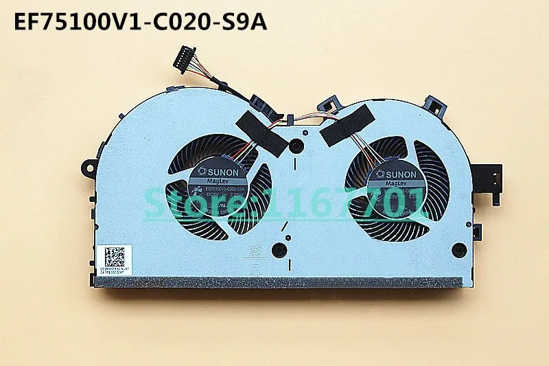 

New Original Laptop/Notebook CPU/GPU Cooling Fan For Lenovo IdeaPad Y520 R720 15IKBM SUNON EF75100V1-C020-S9A 81AL0000CD