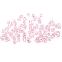 bright pink 4mm 100pc austria crystal bicone beads 5301 ornament making s 33