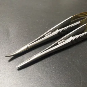 Хирургический ортодонтический имплантат Castroviejo держатели игл CE инструментпрямойизогнутый с TC на выбор