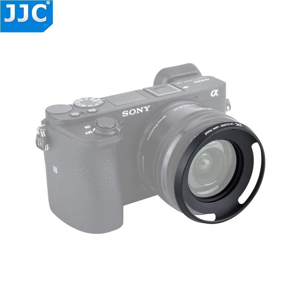 Металлическая бленда JJC для объектива SONY E PZ 16 50 мм f3.5 5 6 OSS SELP1650/ NIKON 1 NIKKOR 10 f/2 8/SAMSUNG 20