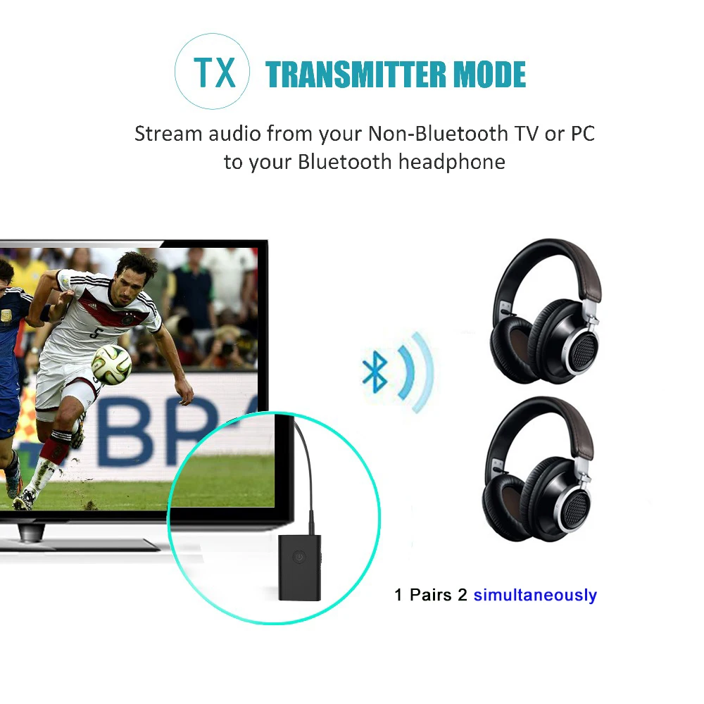 Mini Dual Link Bluetooth 4,2 Aptx LL RCA Aux 3,5 мм стерео аудио передатчик приемник беспроводной музыкальный домашний автомобильный тв Динамик адаптер