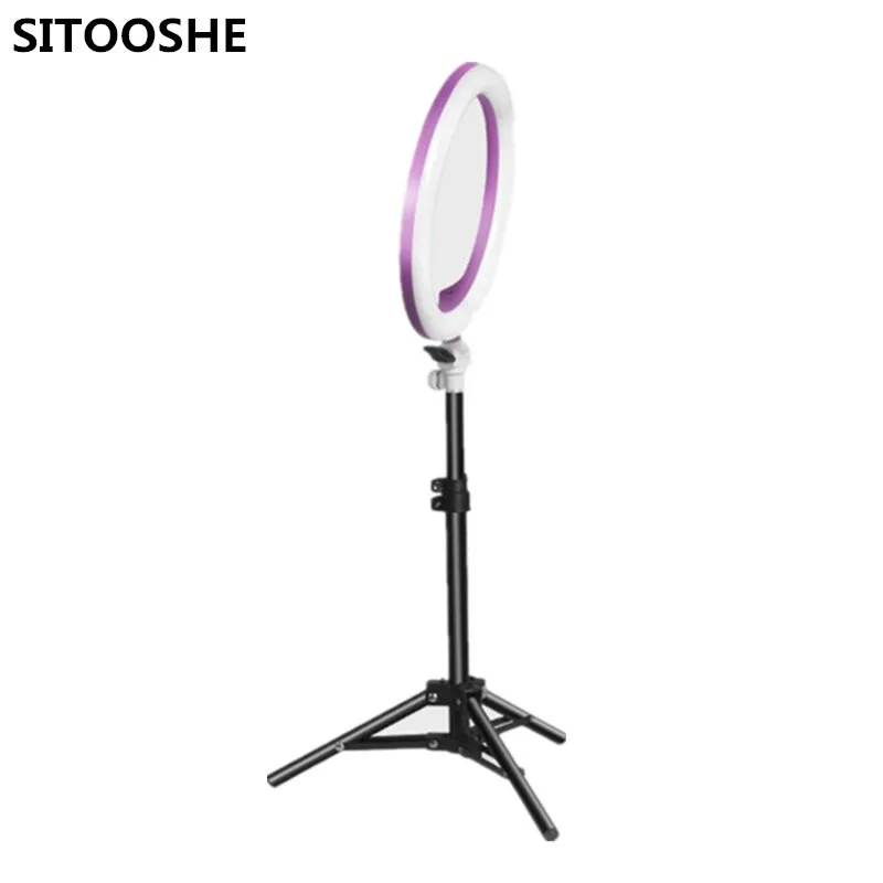 Светодиодная кольсветильник лампа SITOOSHE для фотостудии видео на телефон 8 дюймов