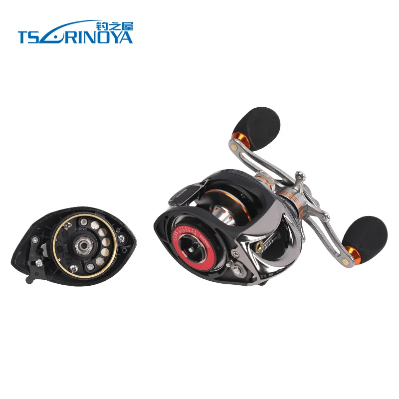 TSURINOYA baitcasing Рыболовная катушка 14BB 6 3: 1 сопротивление 4 кг Центробежная и Магнитная