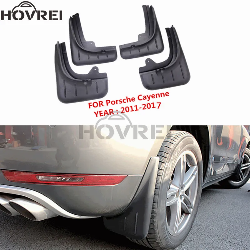 4 шт. брызговики для автомобиля Porsche Cayenne крыло 2011 2012 2013 2014 2015 2016 2017|Грязезащита| |